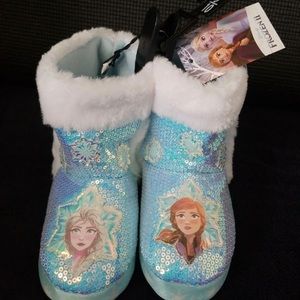 Disney Frozen Glitter Bling House Shoes